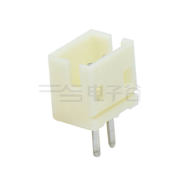 Pitch 1.5mm 直立式180º单排DIP型 Wafer 2Pin 本色