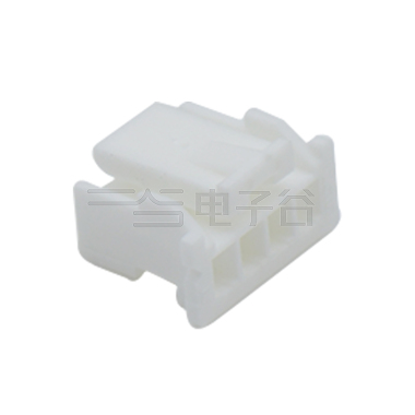 Pitch 2.00mm 单排带扣 Housing 4pin 本色 HF