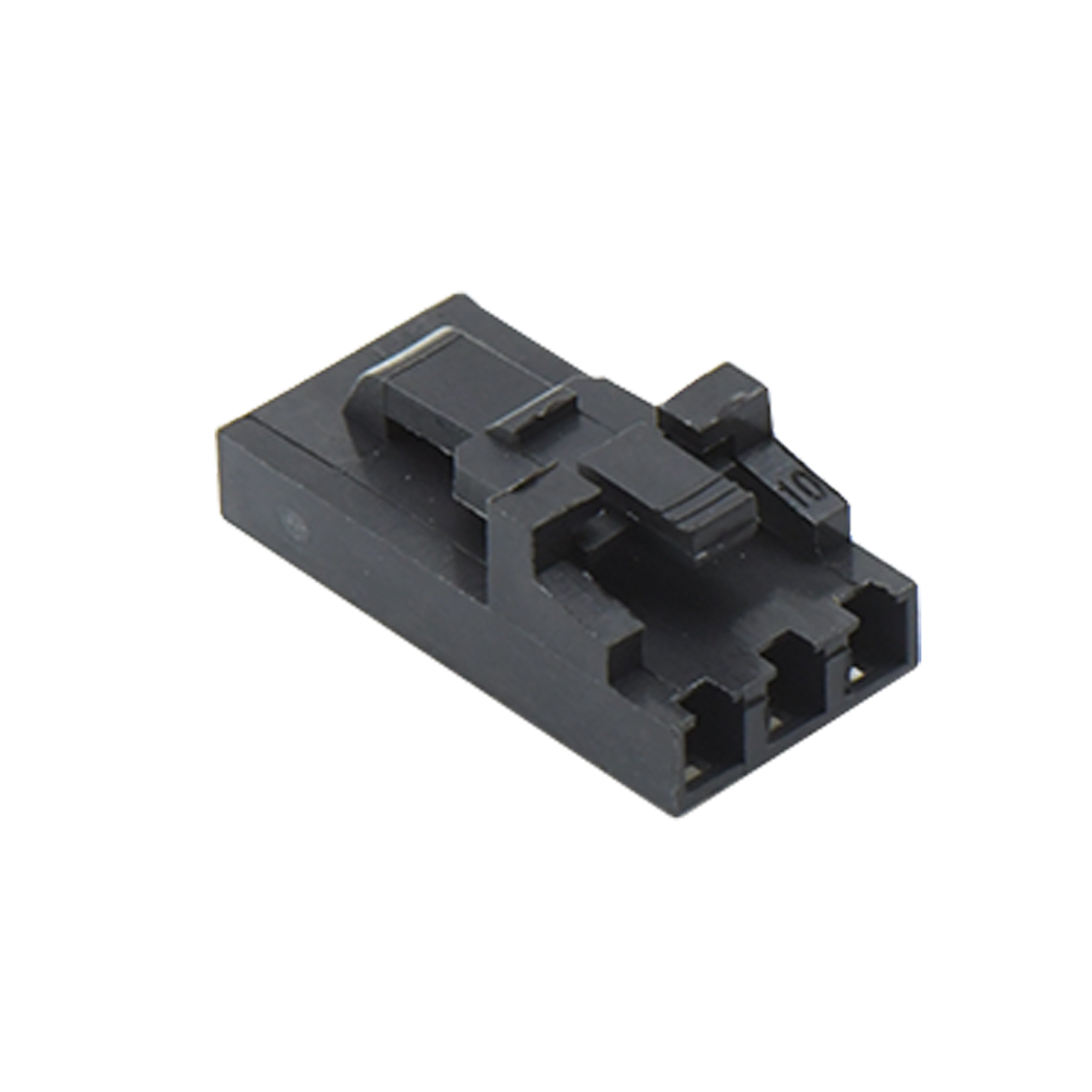 Pitch 2.54mm 单排带扣无卤Housing 3Pin 黑色 HF