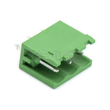 PCB插拔式接线端子3Pin 间距5.08mm 插座 针脚180°