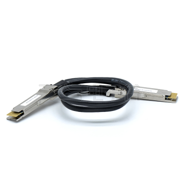 QSFP-DD TO QSFP-DD DAC 400Gbps Passive 接线28AWG L=500mm