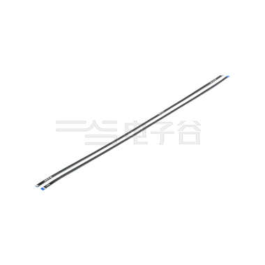 FFC/FPC柔性扁平电缆:UL20624 间0.5mm 10PIN 同面黑色 L=398.5MM