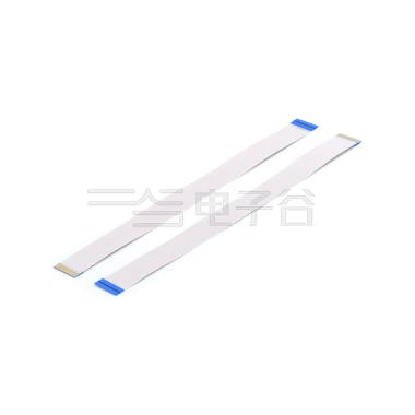 FFC/FPC柔性扁平电缆:UL20861 间0.5mm 25PIN 异面白色 L=140MM