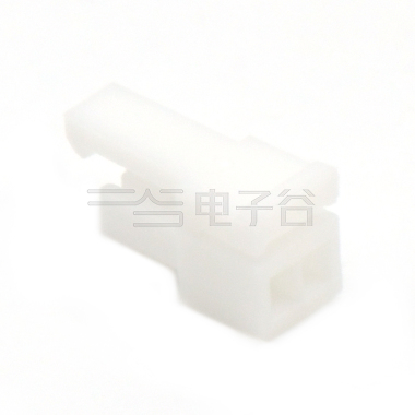 Pitch1.0mm 单排带扣无卤胶壳 2Pin 本色