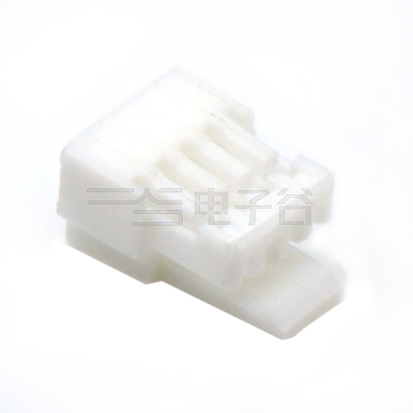 Pitch1.0mm 单排带扣无卤胶壳 4Pin 本色