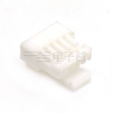 Pitch1.0mm 单排带扣无卤胶壳 5Pin 本色