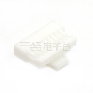 Pitch1.0mm 单排带扣无卤胶壳 9Pin 本色
