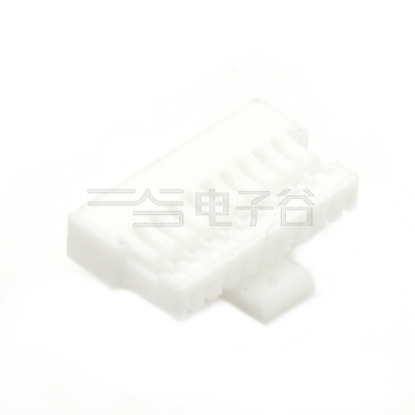 Pitch1.0mm 单排带扣无卤胶壳 10Pin 本色