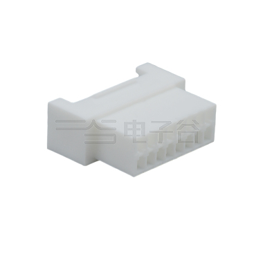 Pitch 2.00mm 双排带扣母壳 PA66无卤 2x8pin 本色
