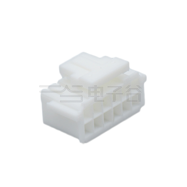 Pitch 2.00mm 双排带扣
公壳 PA66无卤 2x6pin 本色