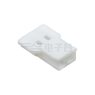 Pitch 2.00mm 线对线单排Male Housing HF 2Pin 白色