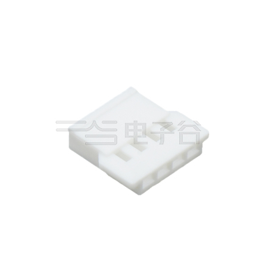 Pitch 2.00mm 线对线单排Male Housing HF 4Pin 白色