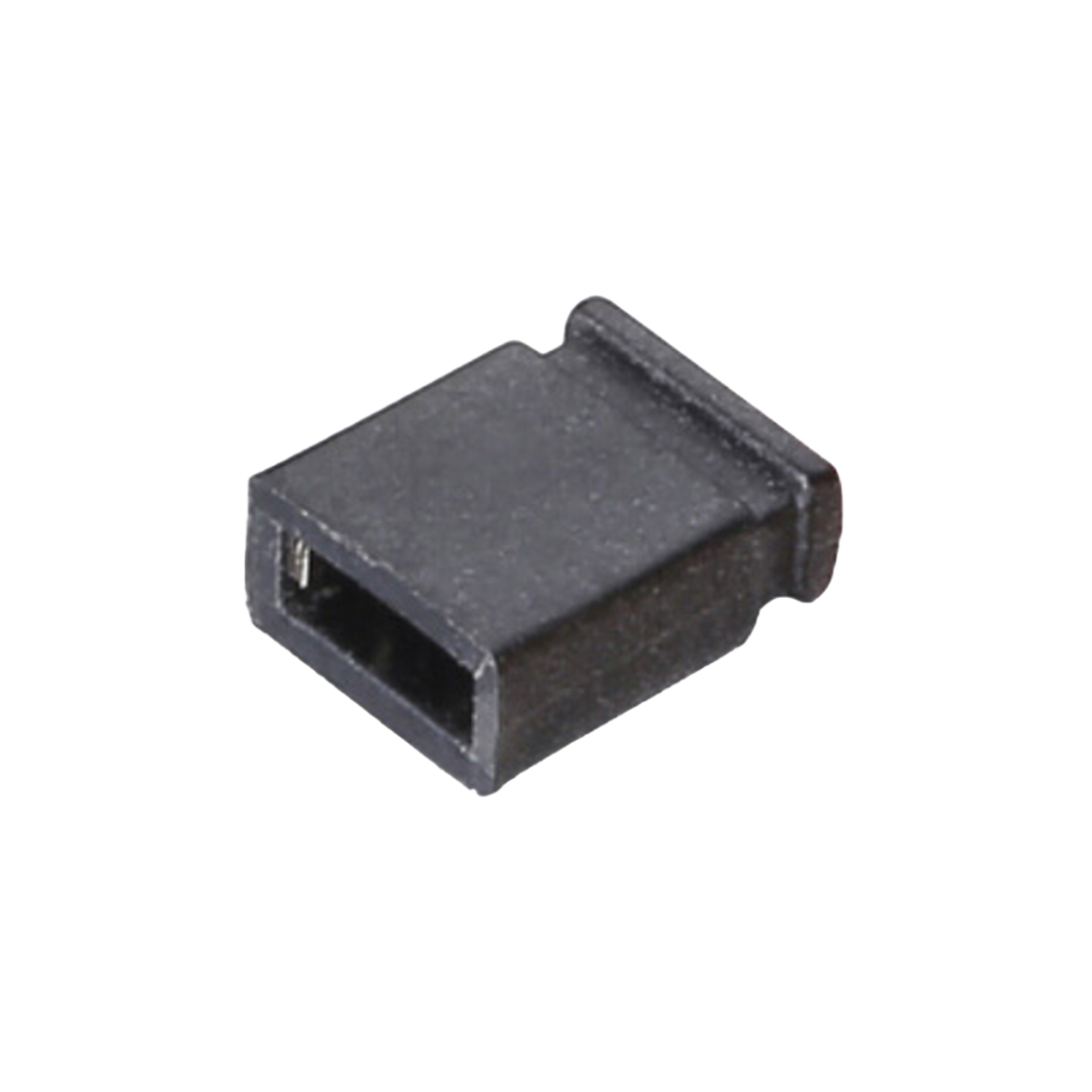 2.00mm短路帽 黑色跳线帽 闭口帽短路块连接器2Pin 黑色 镀全镍