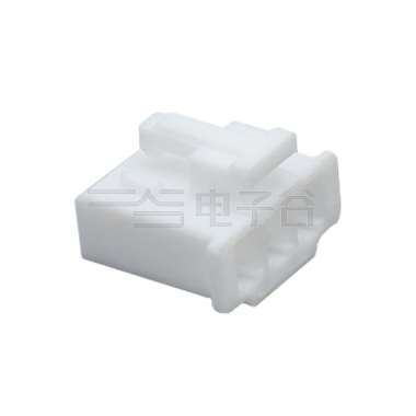 Pitch 2.50mm 单排带扣无卤Housing 3Pin 本色