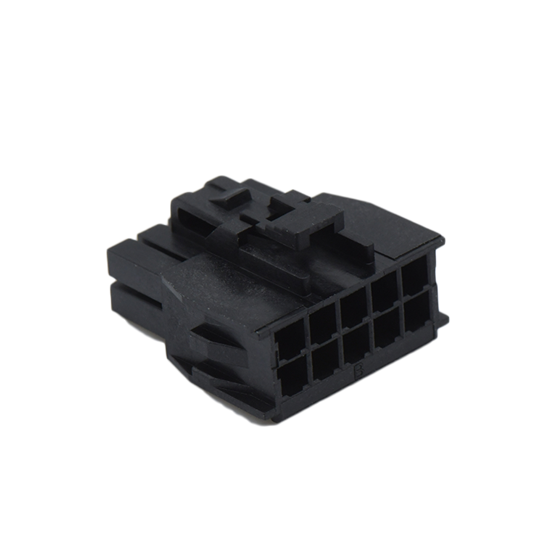 Pitch 2.50mm 双排 MALE HOUSING 10Pin 黑色