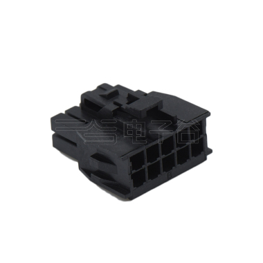 Pitch 2.50mm 双排 MALE HOUSING 10Pin 黑色