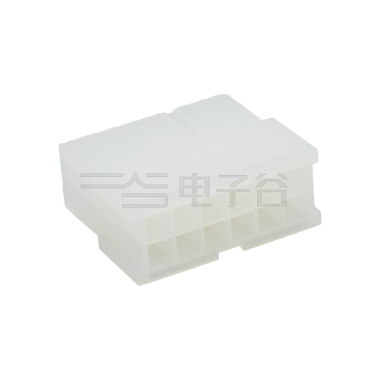 Pitch 4.20mm Female 双排 Housing 无耳 2X6Pin 本色 PA66,94V-2