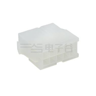 Pitch 4.2mm Female 双排 Housing 有耳 2X5Pin 本色