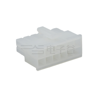 Pitch 4.2mm Male 双排 Housing 2X6Pin 本色
