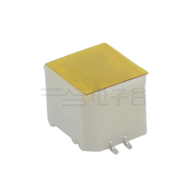 Pitch 1.00mm 180º 双排立贴带吸附盖Wafer 2x2Pin 本色 镀亮锡