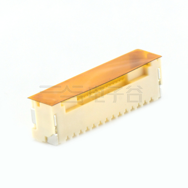 Pitch1.50mm 180°单排立贴 Wafer 无LOGO 14Pin 本色 镀亮锡