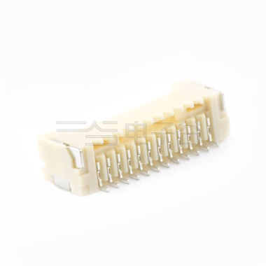 Pitch1.50mm 90°单排卧贴 Wafer 无LOGO 12Pin 本色 镀亮锡