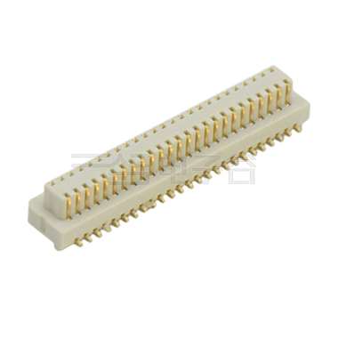 Board to Board Pitch 0.8 H3.3mm 单槽双排 SMT型公座 50pin 本色 镀半金锡 G/F