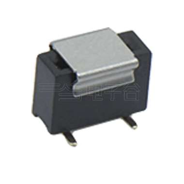 Pitch 2.0mm 180°单排 SMT U型排母3Pin 黑色 镀全金G/F