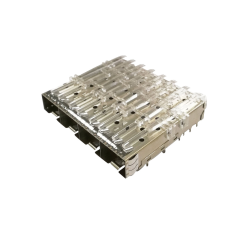 高频高速I/O类光口连接器cage SFP+ 端口1×4