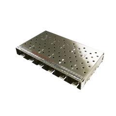 高频高速I/O类光口连接器cage SFP+ 端口1×6