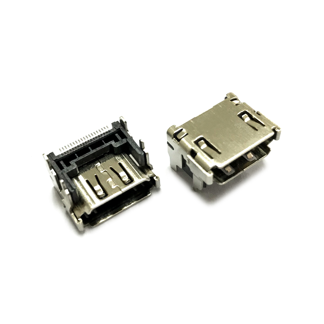 HDMI连接器A TYPE Female 90°SMT 外壳DIP=1.4mm H=8.4mm