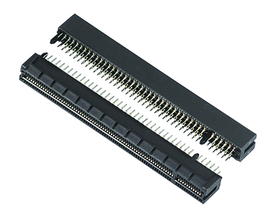PCI-E  164Pin Female 180°DIP 黑胶 镀金G/F