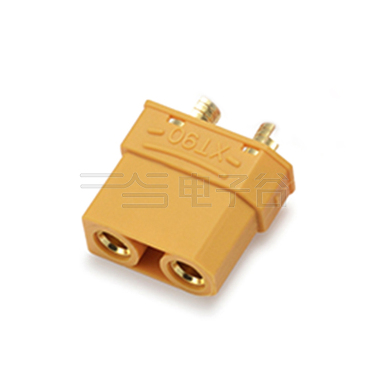 TX90U大电流连接器:  2Pin 公壳母端 黄色
