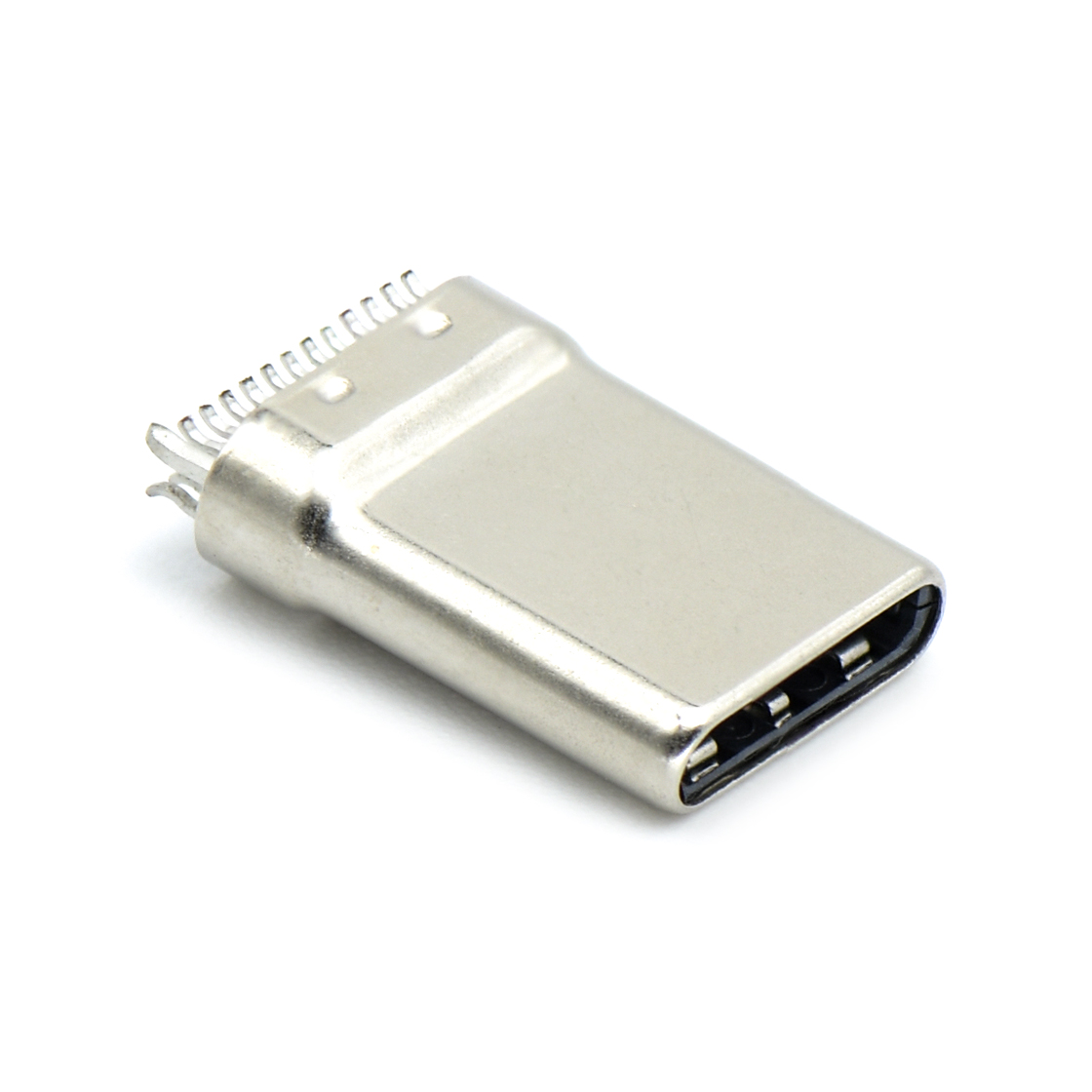 USB连接器Type-C 24/M 夹板式0.8mm 拉伸壳