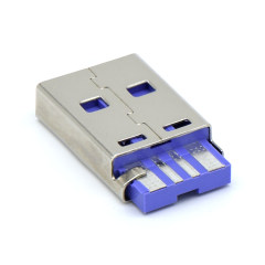 USB2.0 AM短体 焊线式 大电流 外壳短路