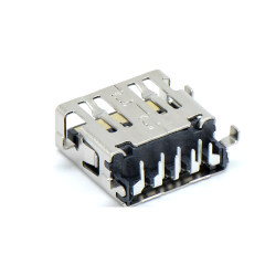 USB3.0 AF 单层 DIP沉板式 四脚插板 无边