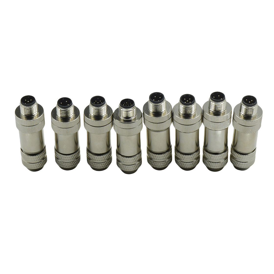 M12组装式金属款屏蔽系列 公直头 ABD编码 螺钉压接 线径PG7