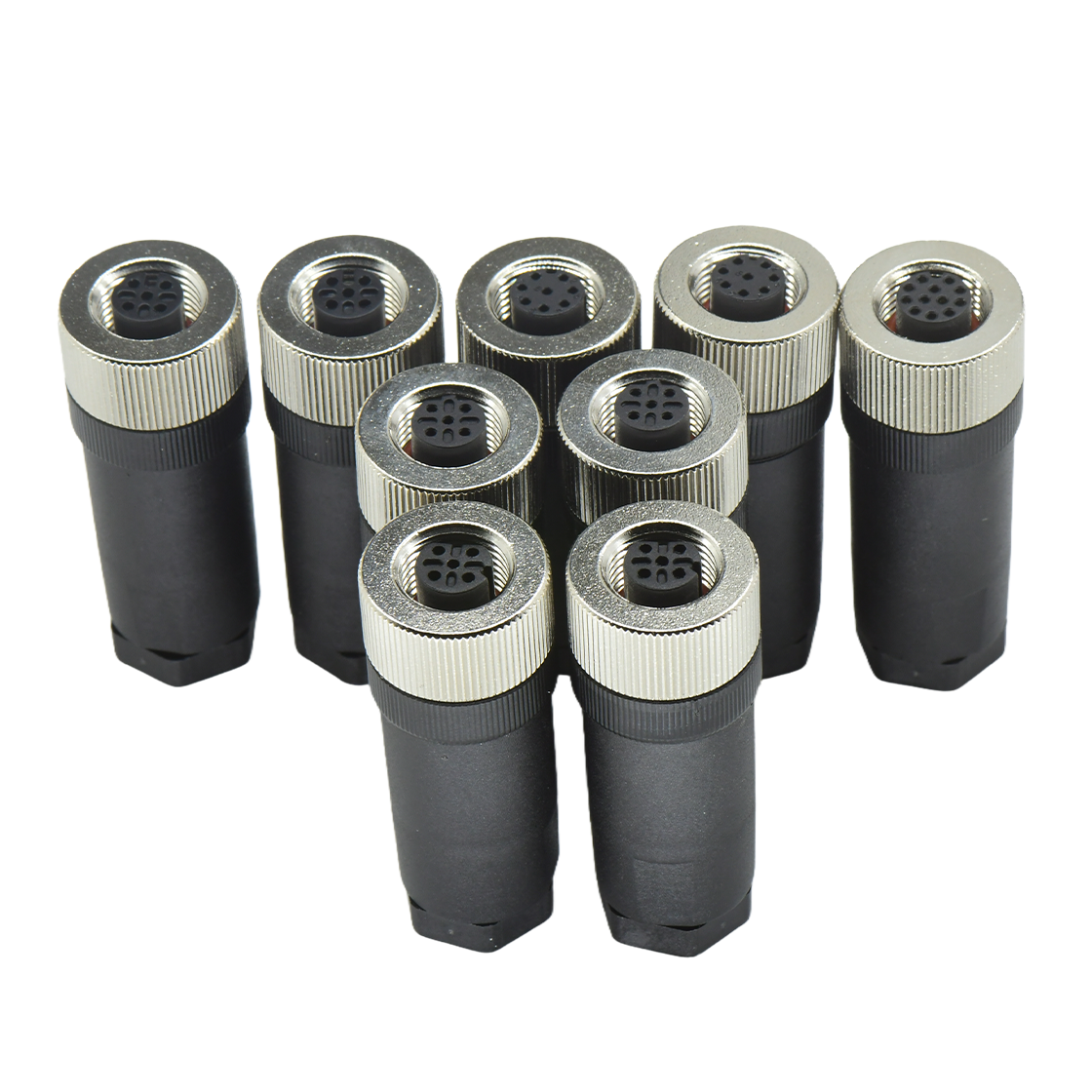 M12组装式半金属塑胶系列 母直头 ABD编码 螺钉压接 线径PG9