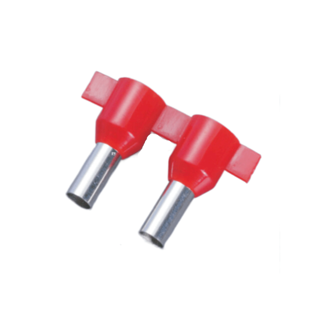 尼龙半绝缘护套管型连续端子 EVN2508 镀锡 接线2.5mm²(14AWG) 红色