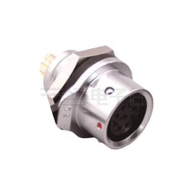 DF12系列 航空插头 4芯后螺母插座 母头 面板安装用