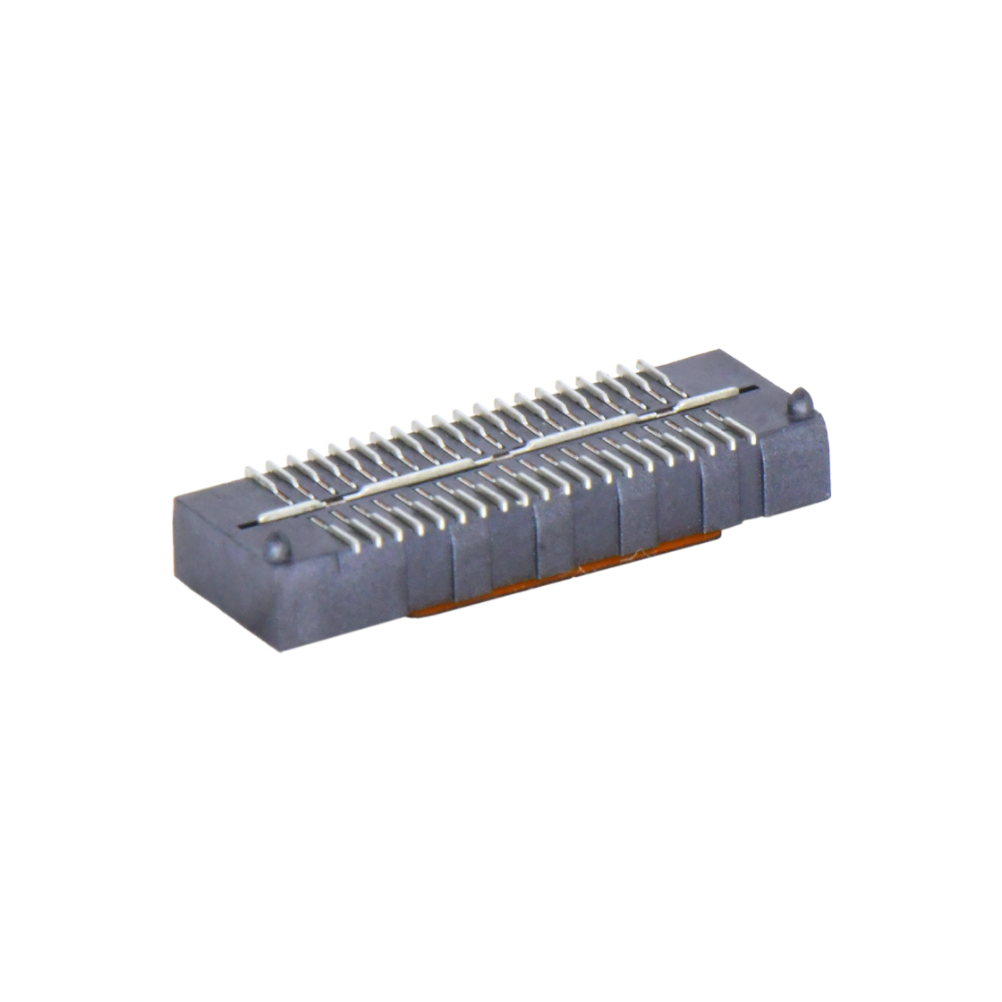 B0809板对板连接器Pitch 0.8 H3.2mm单槽双排 SMT型母座（高速传输15G)
