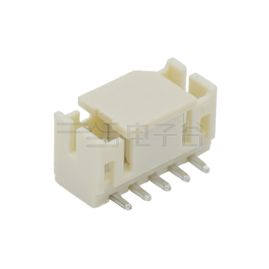 Pitch 2.0mm 180°双排立贴 Wafer 2x5pin 本色 镀亮锡