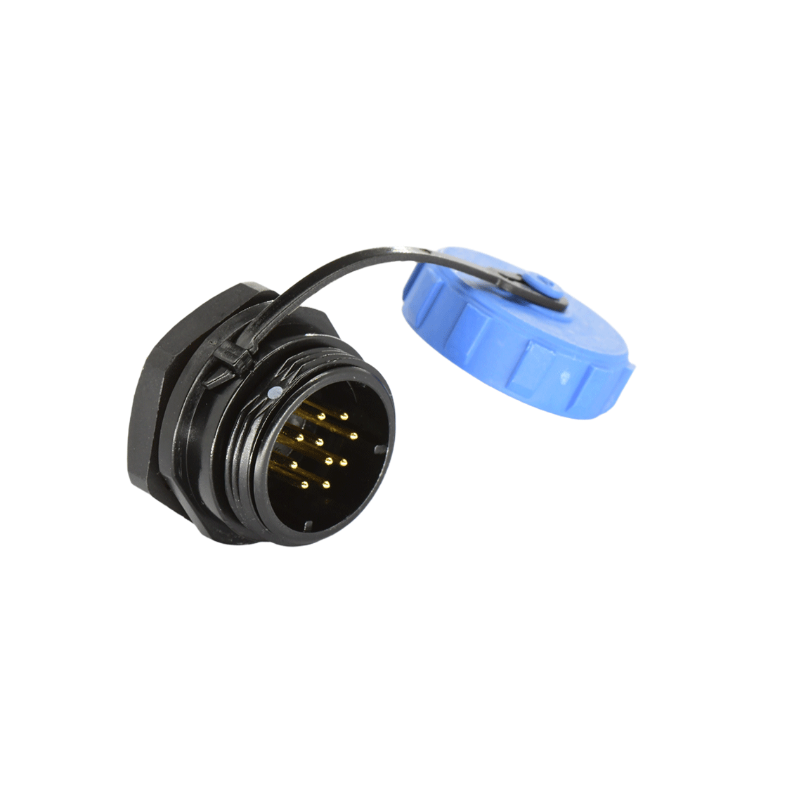 DP17系列 航空插头 10芯后螺母公插座