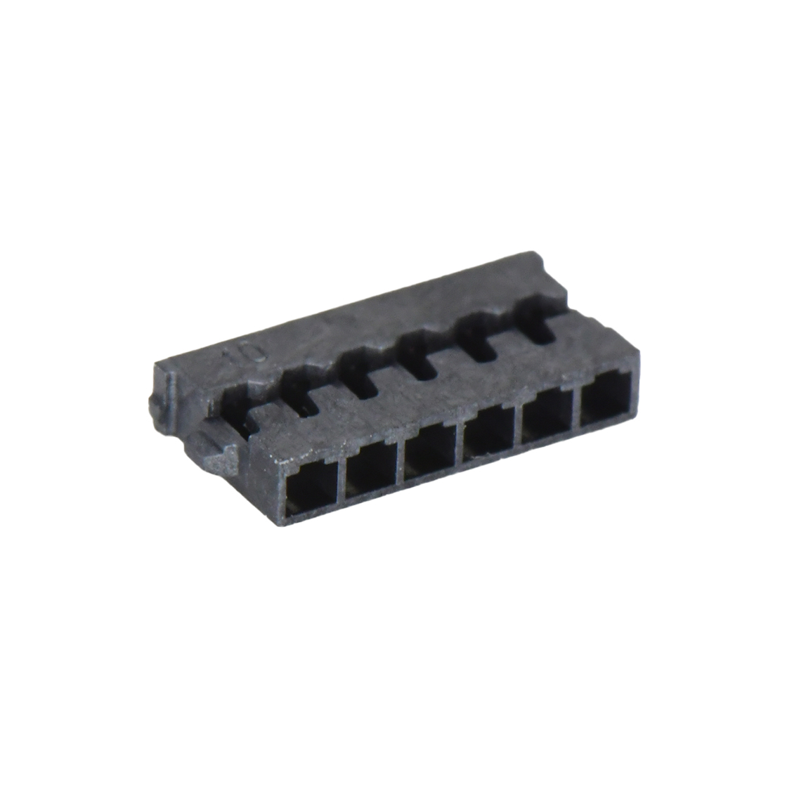 A1201线对板连接器Pitch 1.20mm单排胶壳 6Pin黑色