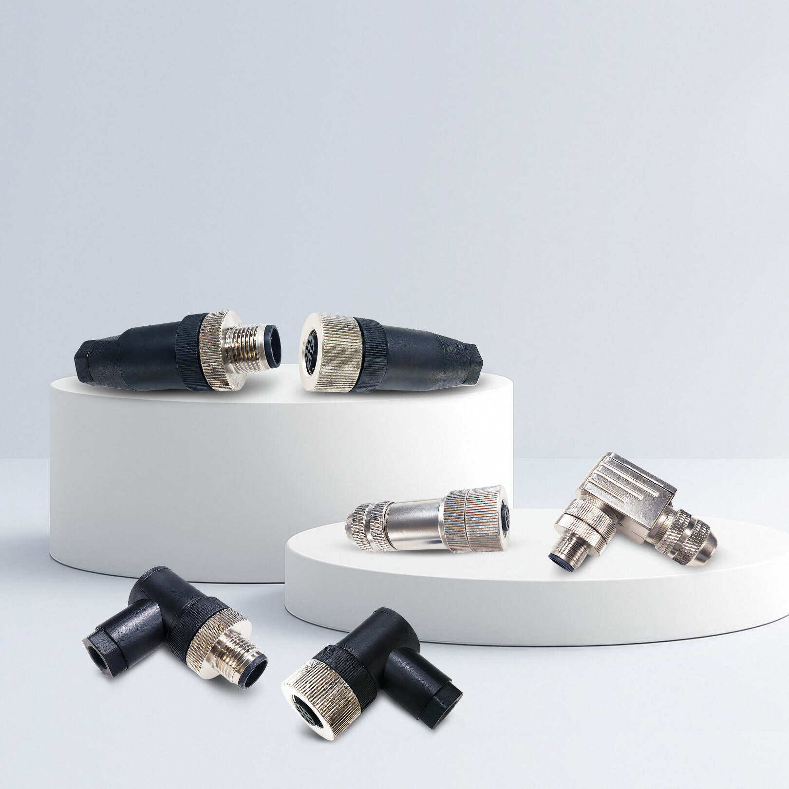 M12组装式连接器