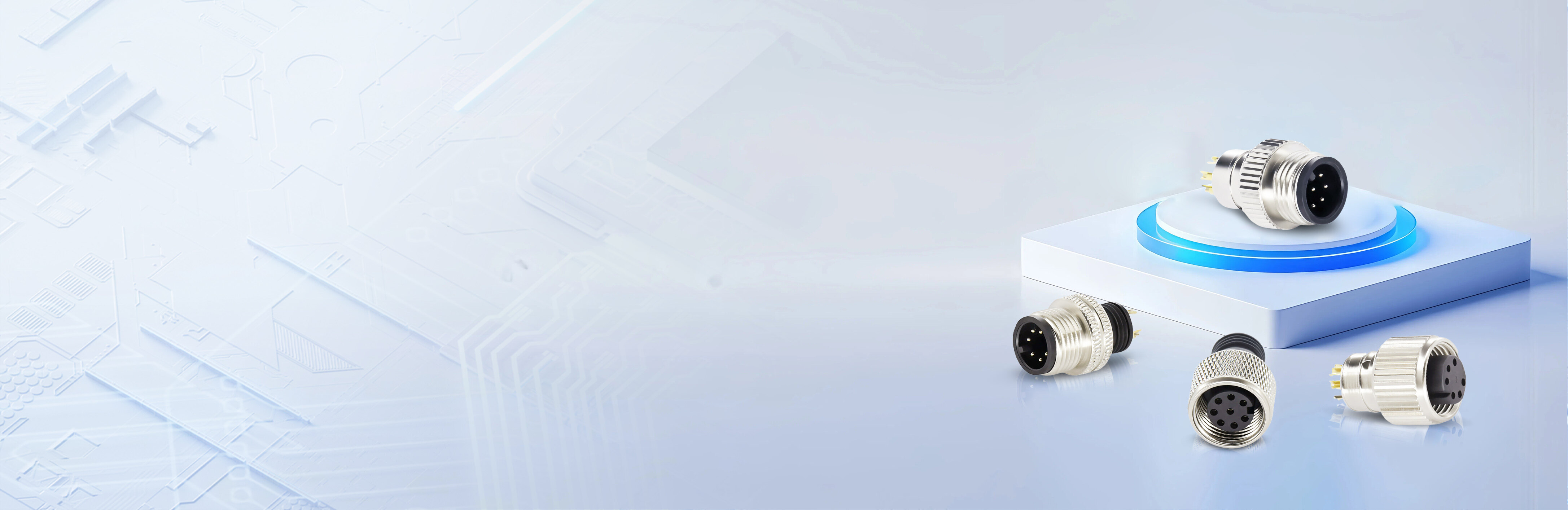 M12成型式连接器