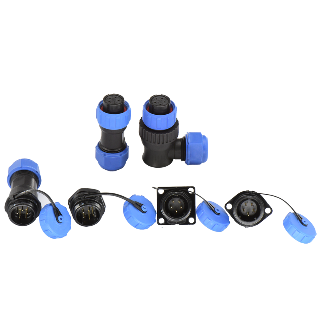 电子谷DP塑胶防水航空插系列