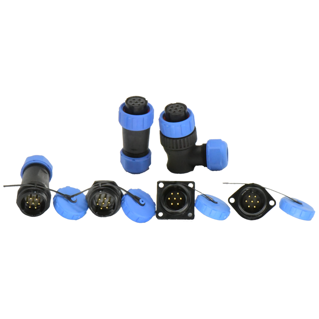 电子谷DP塑胶防水航空插系列