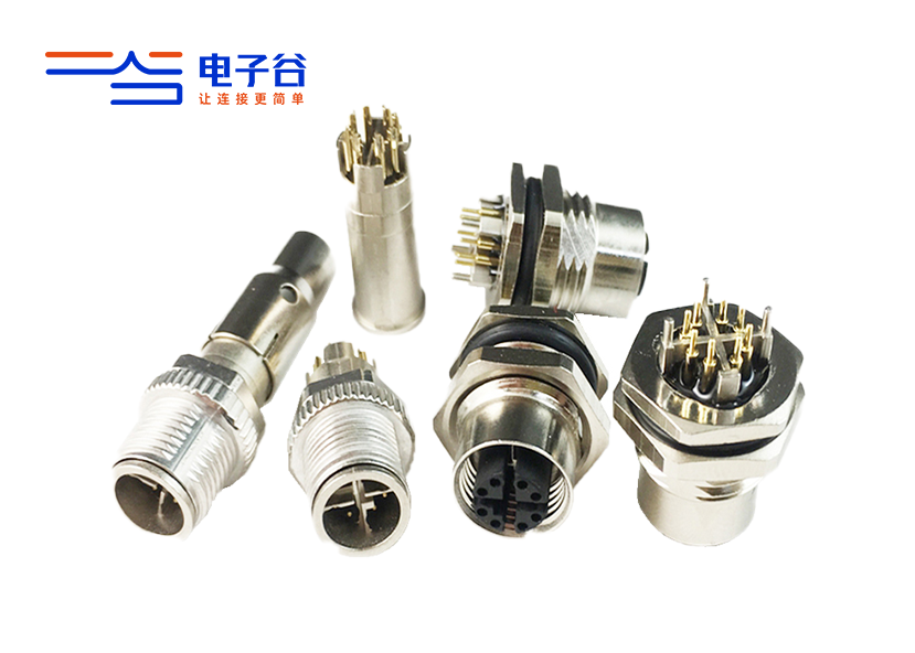 M12前锁面板式连接器选型全指南（含常见参数详解）