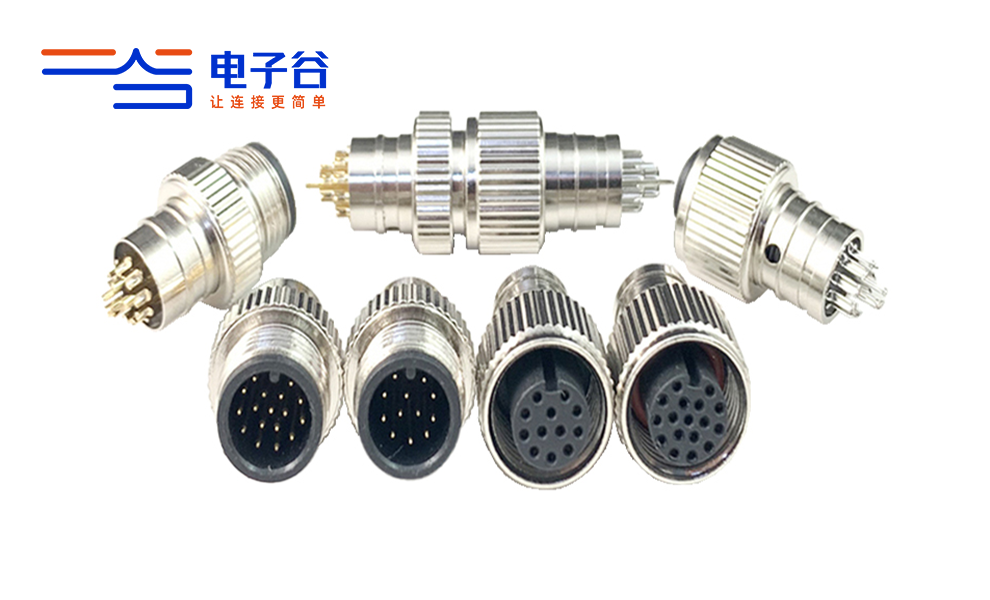 电子谷M12成型式连接器&mdash;&mdash;景观照明控制与调光信号的标准化传输接口